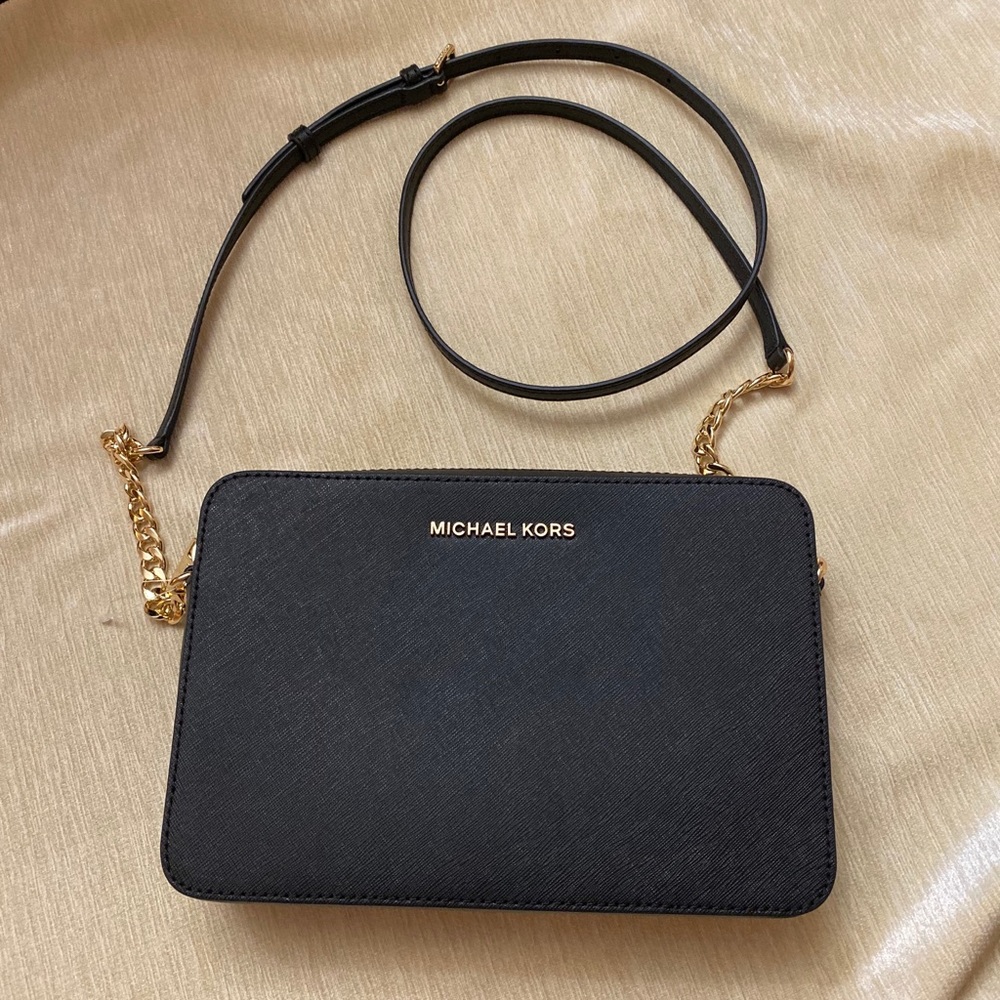 🖤 Michael Kors handbag crossbody black jet set MK
